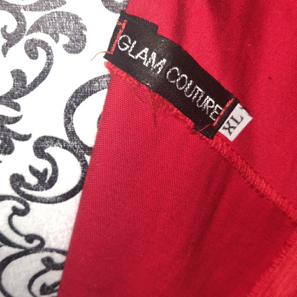 Glam Couture Rockabilly Secretary PinUp Pencil Dress MAD MEN JOAN XMASS BOW DRES - Picture 3 of 4